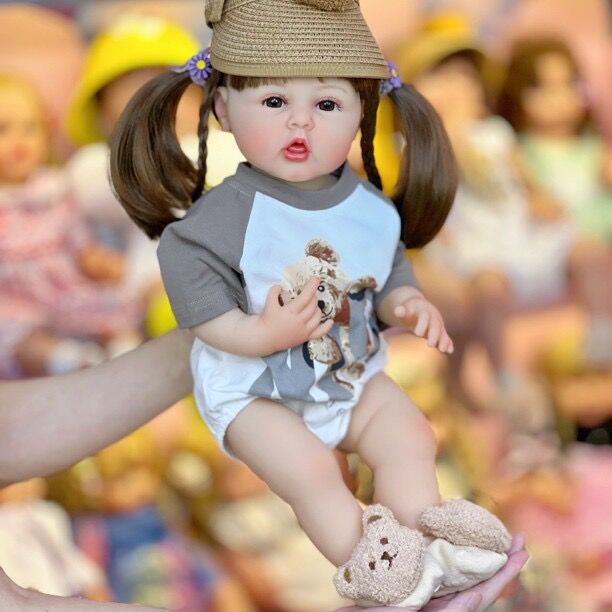 Lifelike reborn baby dolls silicone full body toddler princess girls realistic newborn babies dolls that look real life baby dolls bath toys best birthday gifts for ages 3+ year old girls kids