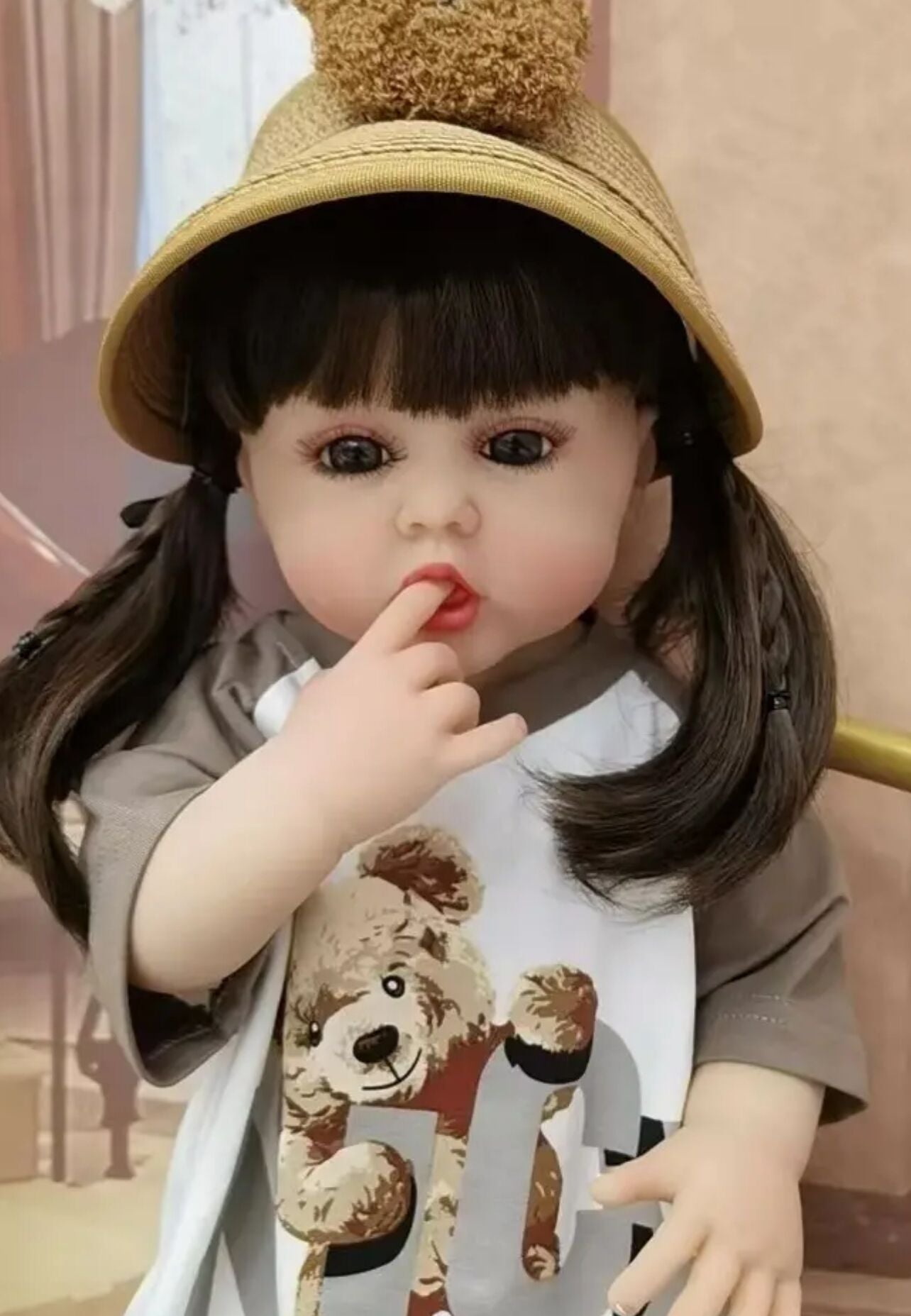 Lifelike reborn baby dolls silicone full body toddler princess girls realistic newborn babies dolls that look real life baby dolls bath toys best birthday gifts for ages 3+ year old girls kids