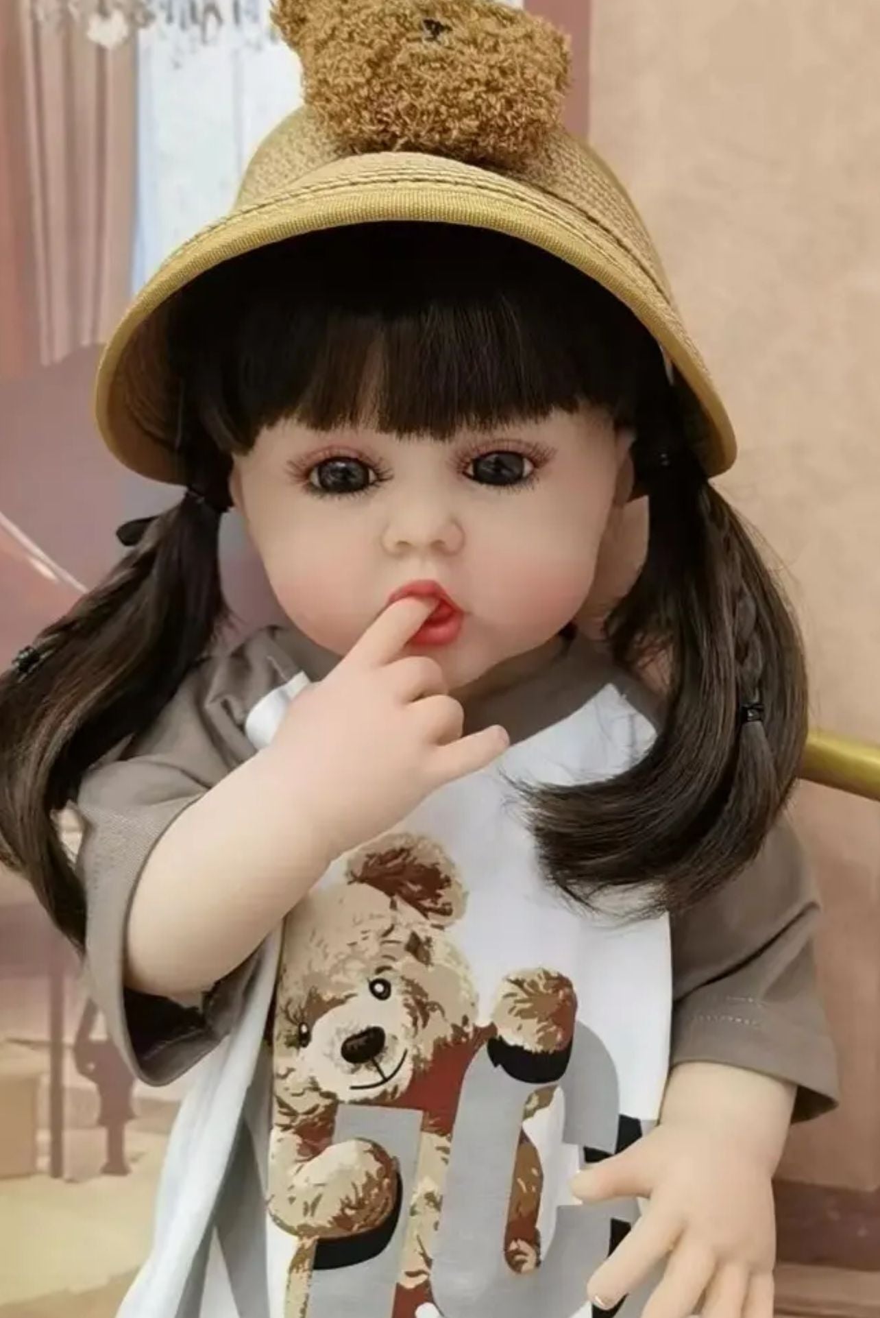 Lifelike reborn baby dolls silicone full body toddler princess girls realistic newborn babies dolls that look real life baby dolls bath toys best birthday gifts for ages 3+ year old girls kids