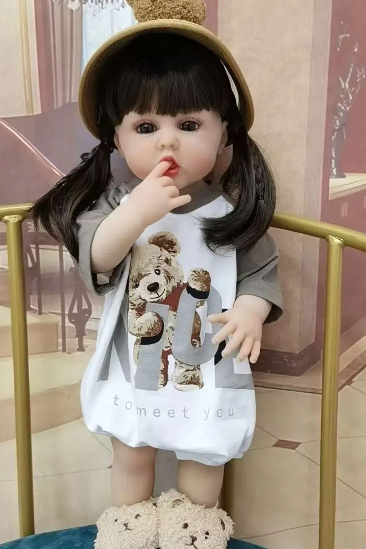 Lifelike reborn baby dolls silicone full body toddler princess girls realistic newborn babies dolls that look real life baby dolls bath toys best birthday gifts for ages 3+ year old girls kids