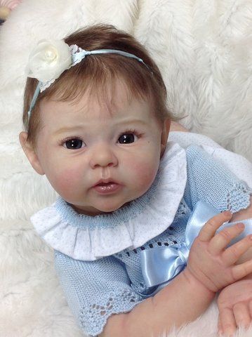 lifelike reborn baby dolls that look real life like babies doll realistic newborn baby dolls for 3+ year old girls reborn toddler dolls beautiful adorable long hair birthday gift for ages 3+ kids children fashion soft cloth body silicone full body open eyes smile cute baby sleeping baby preemie 5 6 7 8 9 + year old girls children Gift Birthday collection girl boy mother father women daughter granddaughter niece Nephew grand sleeping newborn real looking party Toddler mothers day gifts Christmas