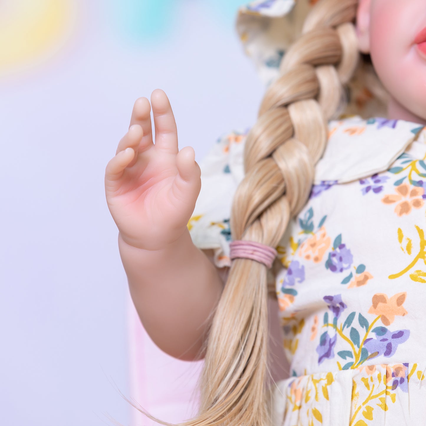 Adorable Blonde Hair Princess Girls Realistic Silicone Reborn Baby Dolls That Look Real Babies 60CM 24 Inch Weighted Soft Cloth Body Reborn Toddler Dolls Toys Gift For 3+ Year Od Girls