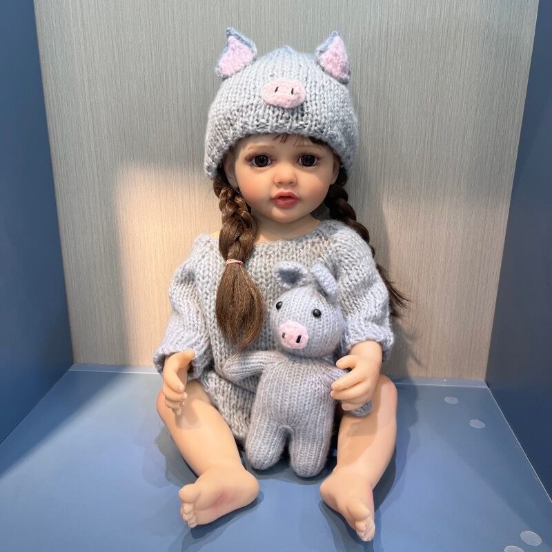 lifelike reborn baby dolls that look real life like babies doll realistic newborn baby dolls for 3+ year old girls reborn toddler dolls beautiful adorable long hair birthday gift for ages 3+ kids children fashion soft cloth body silicone full body open eyes smile cute baby sleeping baby preemie 5 6 7 8 9 + year old girls children Gift Birthday collection girl boy mother father women daughter granddaughter niece Nephew grand sleeping newborn real looking party Toddler mothers day gifts Christmas