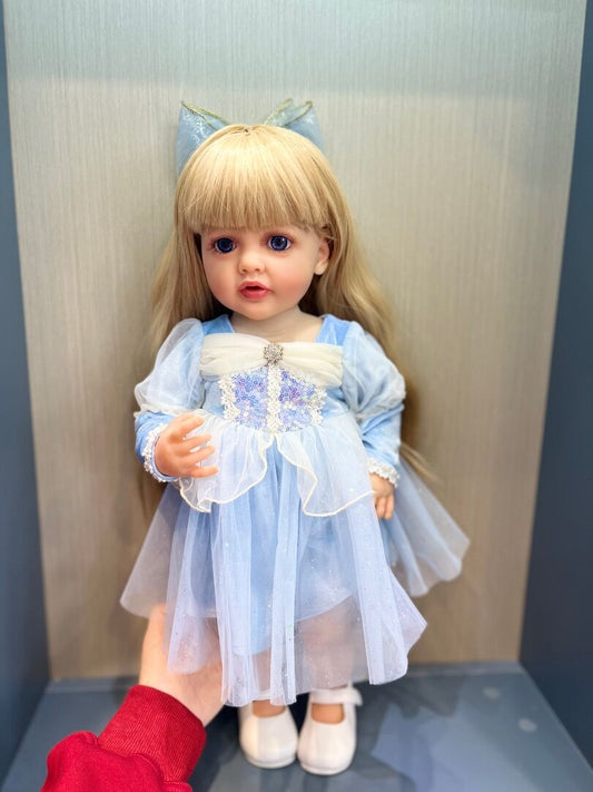 lifelike reborn baby dolls that look real life like babies doll realistic newborn baby dolls for 3+ year old girls reborn toddler dolls beautiful adorable long hair birthday gift for ages 3+ kids children fashion soft cloth body silicone full body open eyes smile cute baby  sleeping baby preemie 5 6 7 8 9 + year old girls children Gift Birthday collection girl boy mother father women daughter granddaughter niece Nephew grand sleeping newborn real looking party Toddler mothers day gifts Christmas