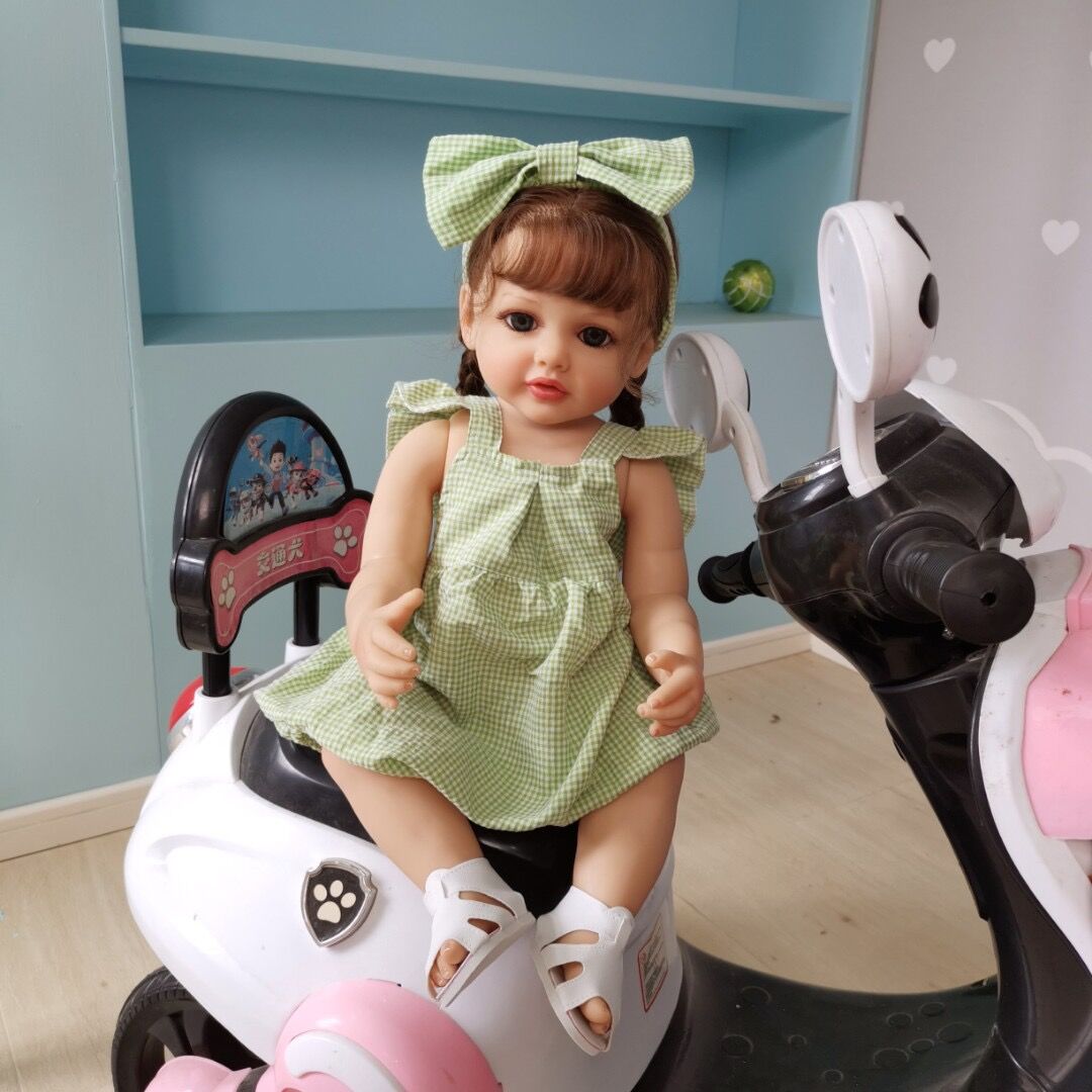 Lifelike reborn baby dolls silicone full body toddler princess girls realistic newborn babies dolls that look real life baby dolls bath toys best birthday gifts for ages 3+ year old girls kids