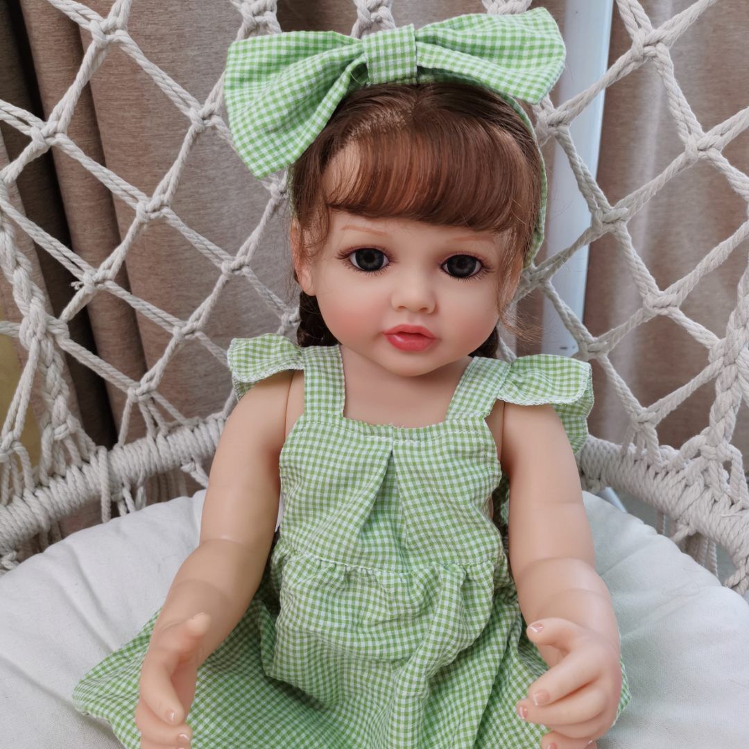 Lifelike reborn baby dolls silicone full body toddler princess girls realistic newborn babies dolls that look real life baby dolls bath toys best birthday gifts for ages 3+ year old girls kids