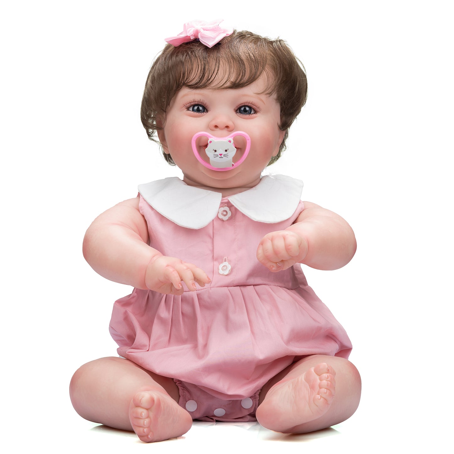 50cm | reborn baby dolls full body silicone lifelike baby dolls | reborn baby dolls | realistic baby dolls| newborn baby dolls | real life baby dolls | rebron baby dolls toddler | lifelike toddler dolls | therapy dolls for adults | anatomically correct baby girl doll | infant baby doll | gift for kids ages 3+ girl | weighted cloth body | birthday gift | collection | girl | boys | mother | daughter | granddaughter | sleeping |real look real baby dolls that look real looking | reborn toddler dolls | mnmj