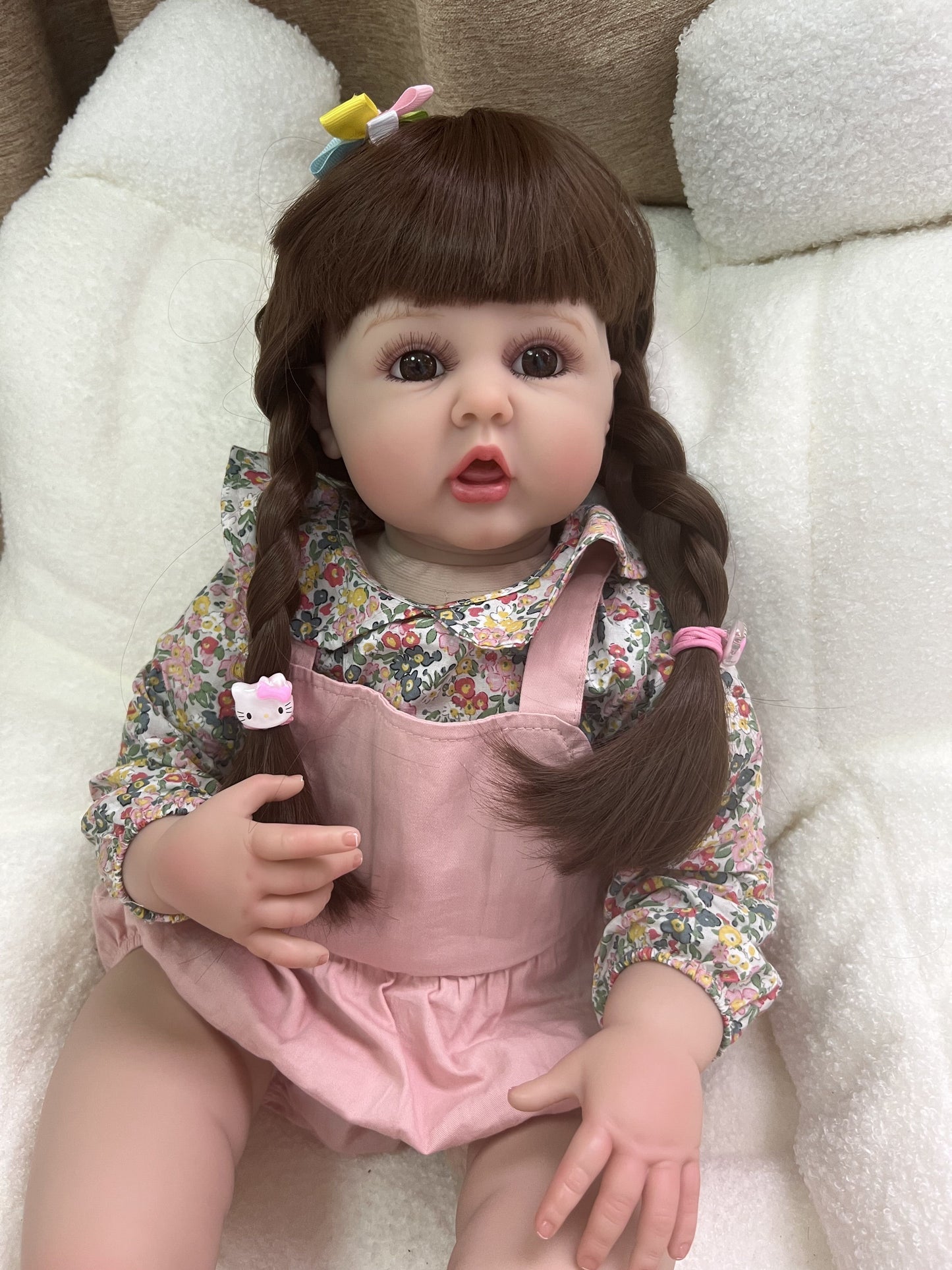 60 cm lifelike baby dolls | reborn baby dolls | realistic baby dolls| newborn baby dolls | real life baby dolls | rebron baby dolls toddler | lifelike toddler dolls | therapy dolls for adults | anatomically correct baby girl doll | infant baby doll | gift for kids ages 3+ girl | reborn baby dolls full body silicone | weighted cloth body | birthday gift | collection | girl | boys | mother | daughter | granddaughter | sleeping |real look real baby dolls that look real looking | reborn toddler dolls | mnmj