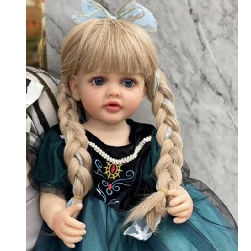 55 cm Lifelike baby dolls | reborn baby dolls | Realistic baby dolls| newborn baby dolls | real life baby dolls | rebron baby dolls toddler | lifelike toddler dolls | therapy dolls for adults | anatomically correct baby girl doll | infant baby doll | gift for kids ages 3+ girl | reborn baby dolls full body silicone | weighted cloth body | birthday gift | collection | girl | boys | mother | daughter | granddaughter | sleeping |real look real baby dolls that look real looking | reborn toddler dolls | mnmj