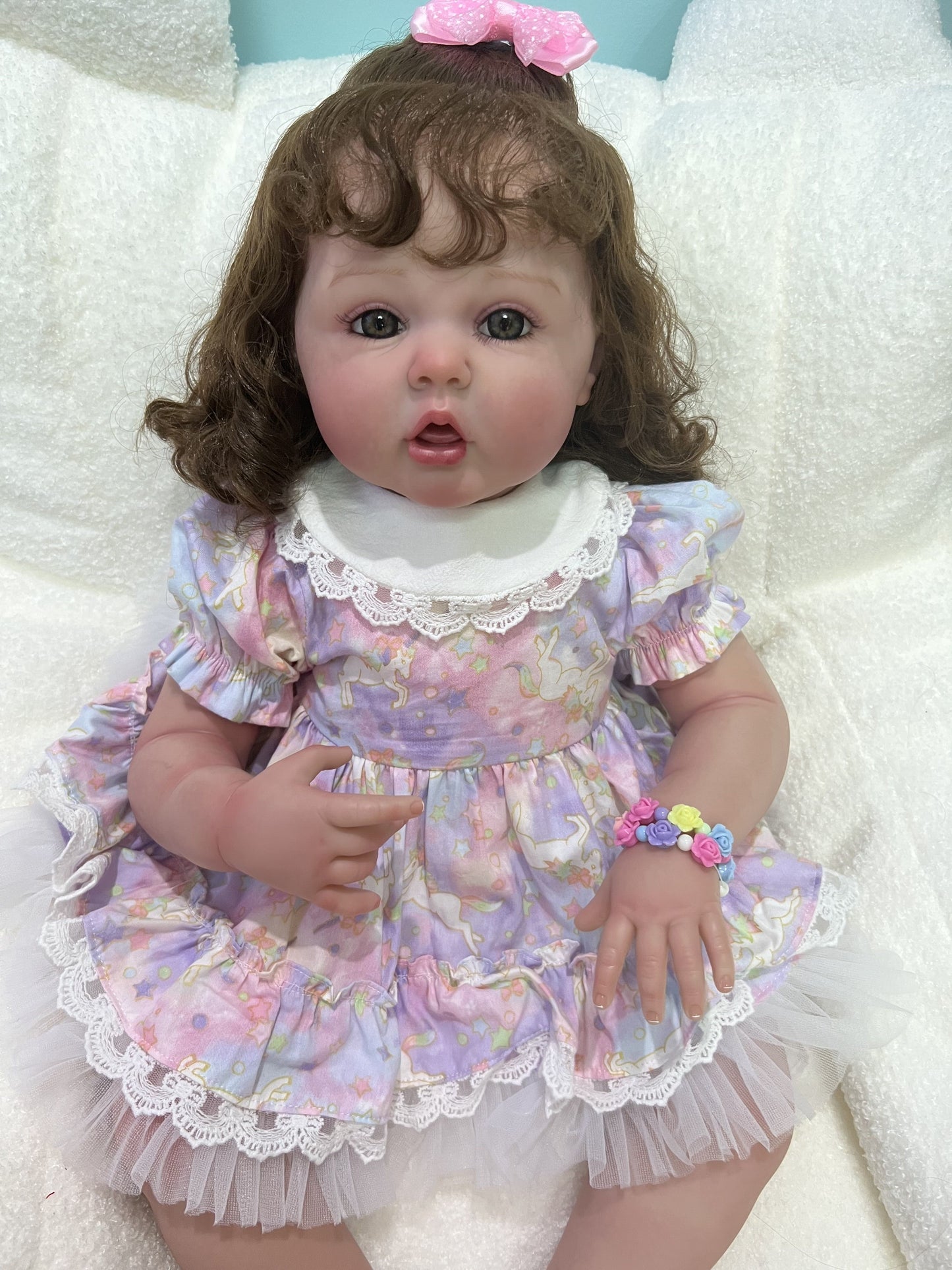 60 cm lifelike baby dolls | reborn baby dolls | realistic baby dolls| newborn baby dolls | real life baby dolls | rebron baby dolls toddler | lifelike toddler dolls | therapy dolls for adults | anatomically correct baby girl doll | infant baby doll | gift for kids ages 3+ girl | reborn baby dolls full body silicone | weighted cloth body | birthday gift | collection | girl | boys | mother | daughter | granddaughter | sleeping |real look real baby dolls that look real looking | reborn toddler dolls | mnmj