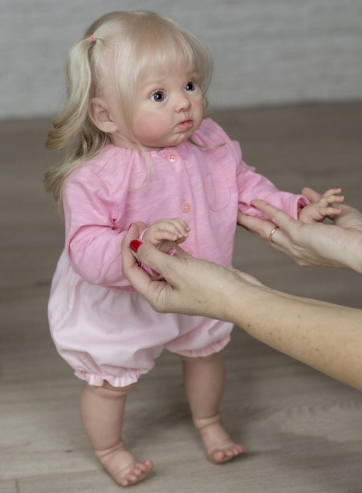 60cm | weighted cloth body | reborn baby dolls full body silicone lifelike baby dolls | reborn baby dolls | realistic baby dolls| newborn baby dolls | real life baby dolls | rebron baby dolls toddler | lifelike toddler dolls | therapy dolls for adults | anatomically correct baby girl doll | infant baby doll | gift for kids ages 3+ girl | birthday gift | collection | girl | boys | mother | daughter | granddaughter | sleeping |real look real baby dolls that look real looking | reborn toddler dolls | mnmj