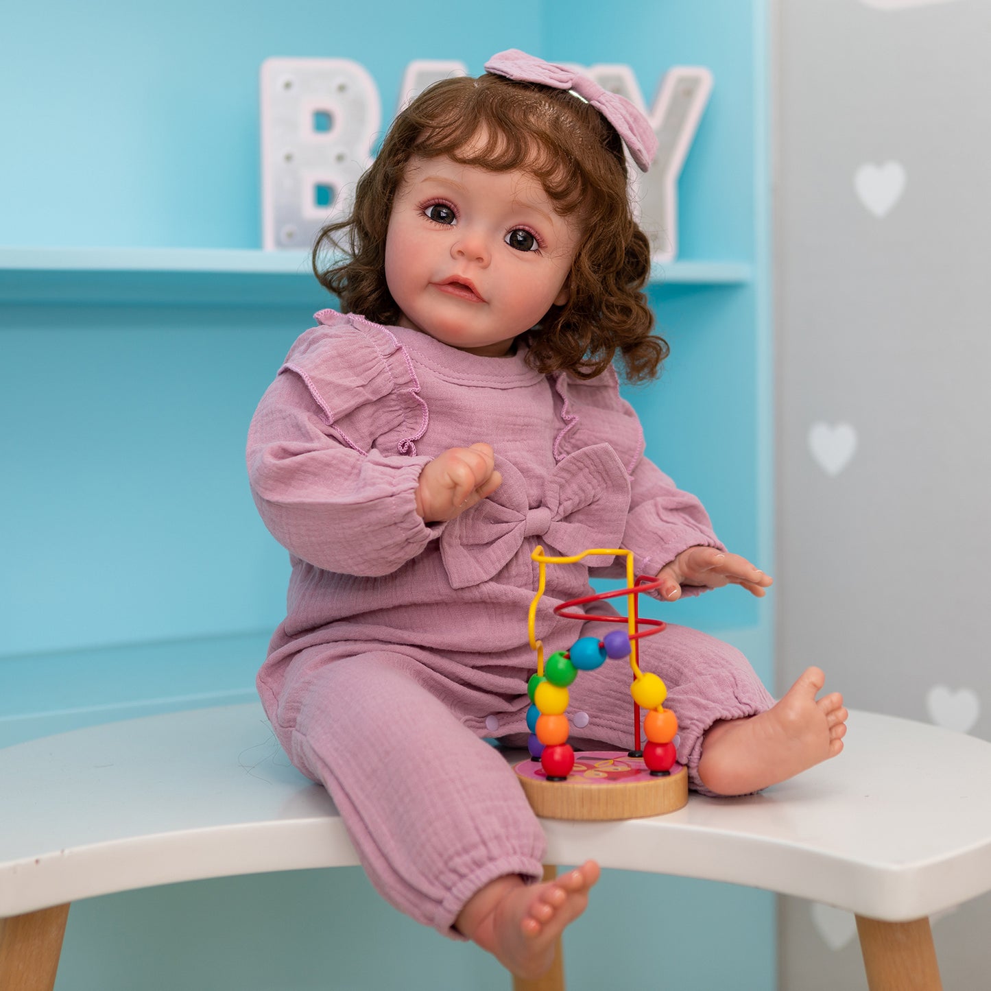 60 cm Lifelike baby dolls | reborn baby dolls | Realistic baby dolls| newborn baby dolls | real life baby dolls | rebron baby dolls toddler | lifelike toddler dolls | therapy dolls for adults | anatomically correct baby girl doll | infant baby doll | gift for kids ages 3+ girl | dementia patients | weighted cloth body | birthday gift | collection | girl | boys | mother | daughter | granddaughter | sleeping |real look real baby dolls that look real looking | Mothers day | reborn toddler dolls | mnmj