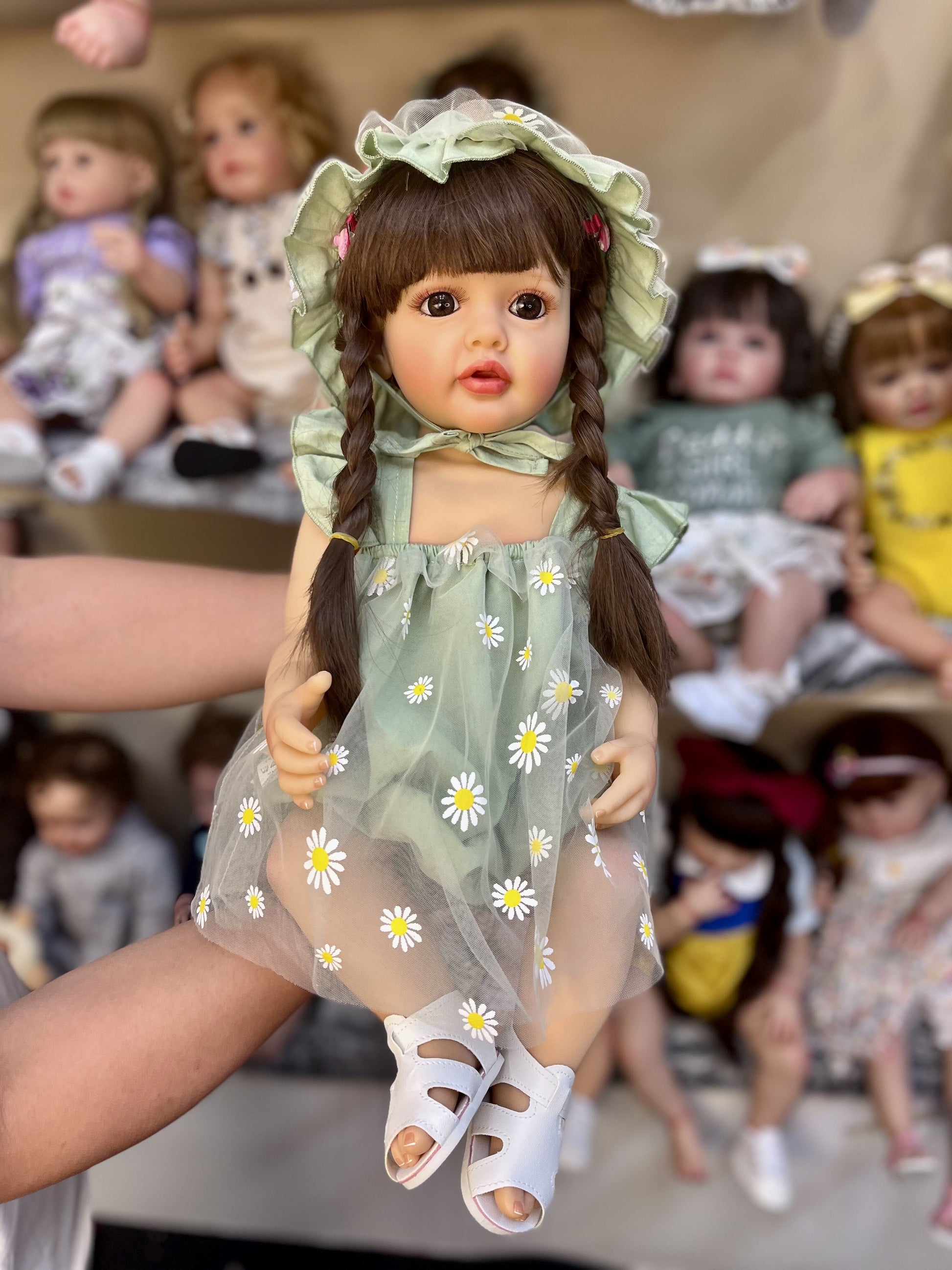 55cm | reborn baby dolls full body silicone lifelike baby dolls | reborn baby dolls | realistic baby dolls| newborn baby dolls | real life baby dolls | rebron baby dolls toddler | lifelike toddler dolls | therapy dolls for adults | anatomically correct baby girl doll | infant baby doll | gift for kids ages 3+ girl | weighted cloth body | birthday gift | collection | girl | boys |Ā  mother | daughter | granddaughter | sleeping |real look real baby dolls that look real looking | reborn toddler dolls | mnmj