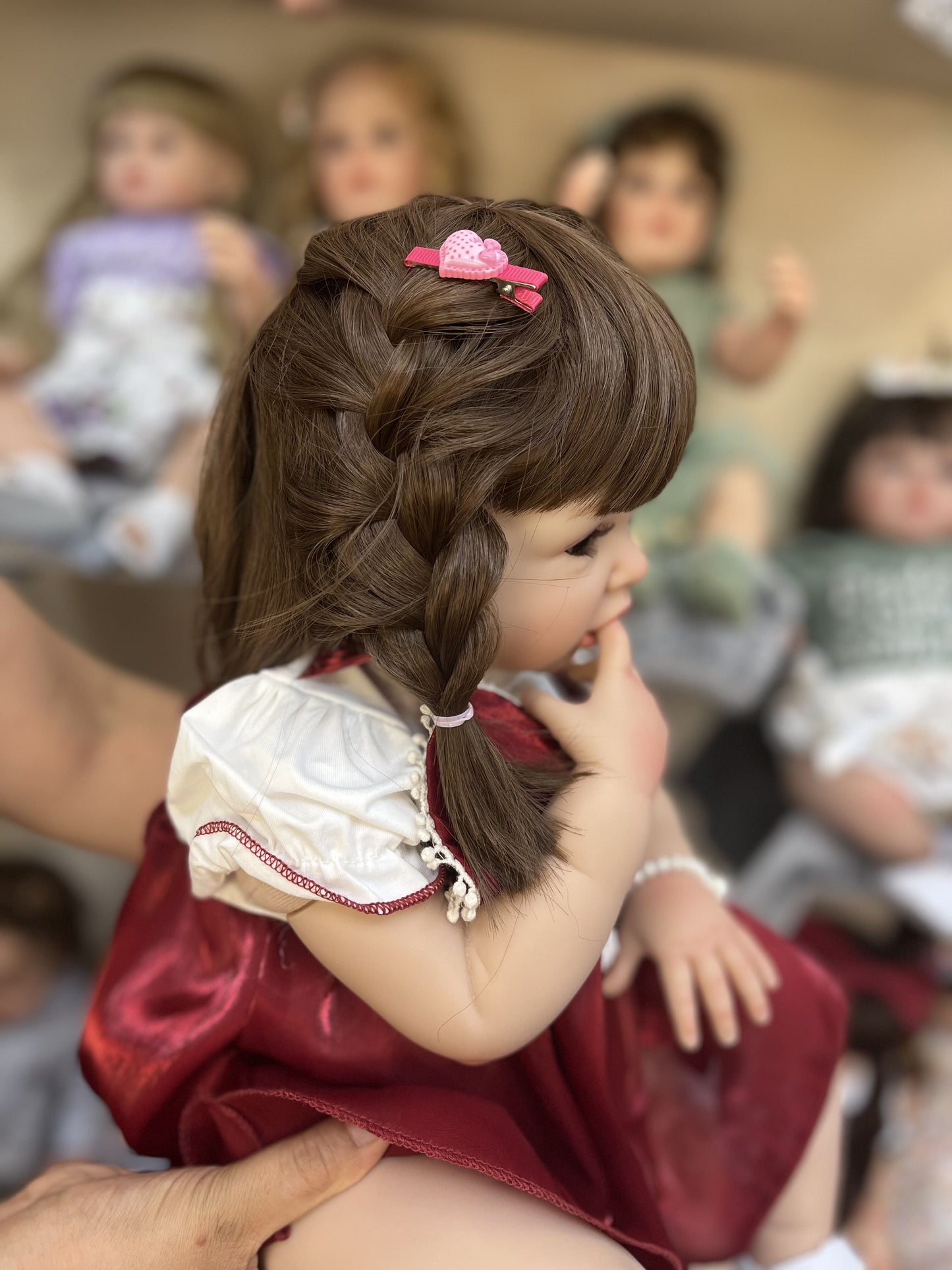60 cm lifelike baby dolls | reborn baby dolls | realistic baby dolls| newborn baby dolls | real life baby dolls | rebron baby dolls toddler | lifelike toddler dolls | therapy dolls for adults | anatomically correct baby girl doll | infant baby doll | gift for kids ages 3+ girl | reborn baby dolls full body silicone | weighted cloth body | birthday gift | collection | girl | boys | mother | daughter | granddaughter | sleeping |real look real baby dolls that look real looking | reborn toddler dolls | mnmj