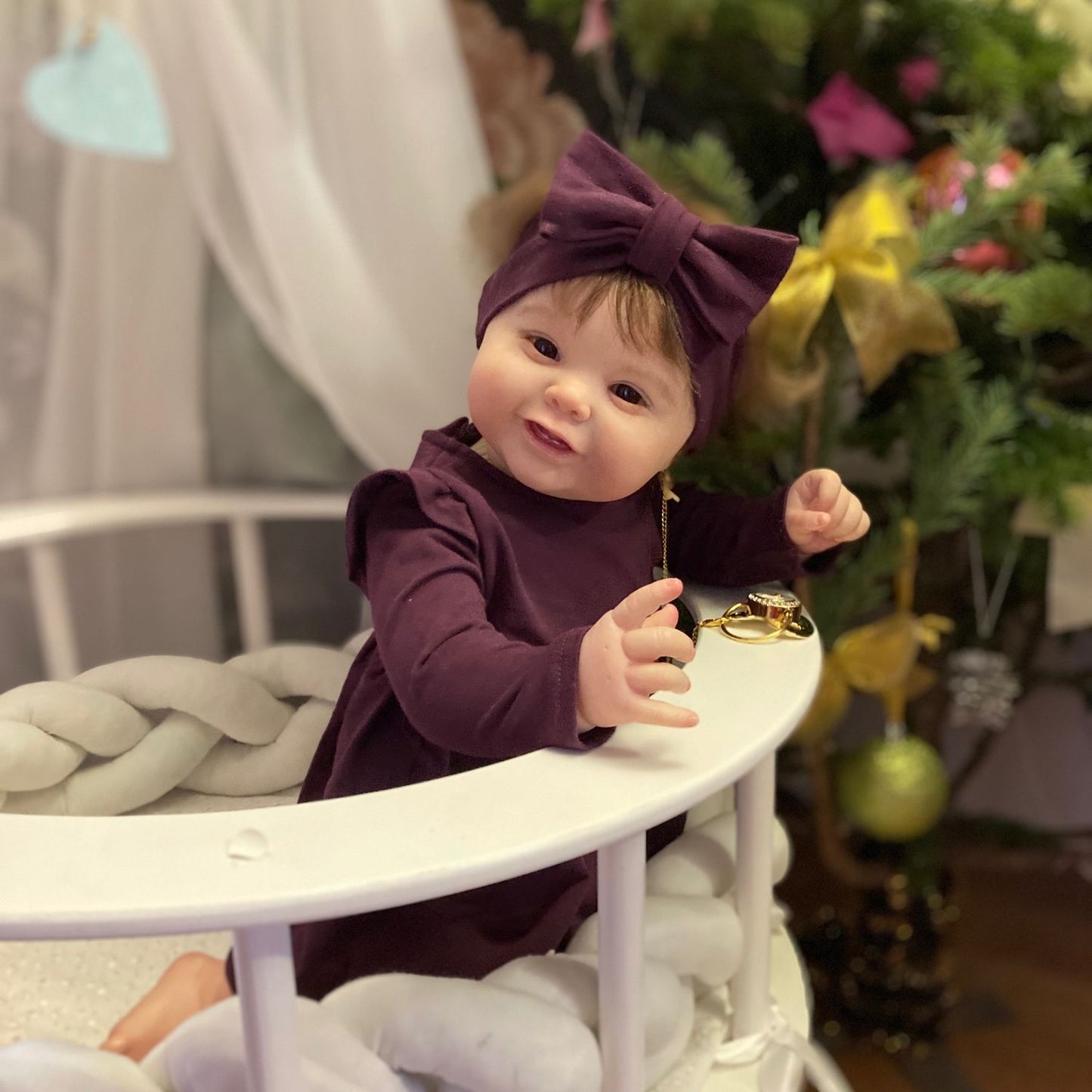 60 cm Lifelike baby dolls | reborn baby dolls | Realistic baby dolls| newborn baby dolls | real life baby dolls | rebron baby dolls toddler | lifelike toddler dolls | therapy dolls for adults | anatomically correct baby girl doll | infant baby doll | gift for kids ages 3+ girl | dementia patients | weighted cloth body | birthday gift | collection | girl | boys | mother | daughter | granddaughter | sleeping |real look real baby dolls that look real looking | Mothers day | reborn toddler dolls | mnmj