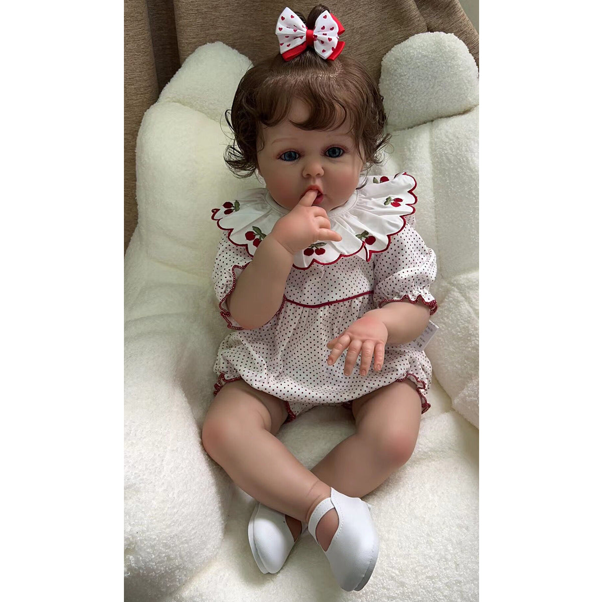 60 cm Lifelike baby dolls | reborn baby dolls | Realistic baby dolls| newborn baby dolls | real life baby dolls | rebron baby dolls toddler | lifelike toddler dolls | therapy dolls for adults | anatomically correct baby girl doll | infant baby doll | gift for kids ages 3+ girl | reborn baby dolls full body silicone | weighted cloth body | birthday gift | collection | girl | boys | mother | daughter | granddaughter | sleeping |real look real baby dolls that look real looking | reborn toddler dolls | mnmj