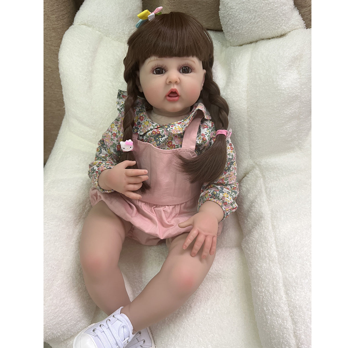 60 cm lifelike baby dolls | reborn baby dolls | realistic baby dolls| newborn baby dolls | real life baby dolls | rebron baby dolls toddler | lifelike toddler dolls | therapy dolls for adults | anatomically correct baby girl doll | infant baby doll | gift for kids ages 3+ girl | reborn baby dolls full body silicone | weighted cloth body | birthday gift | collection | girl | boys | mother | daughter | granddaughter | sleeping |real look real baby dolls that look real looking | reborn toddler dolls | mnmj