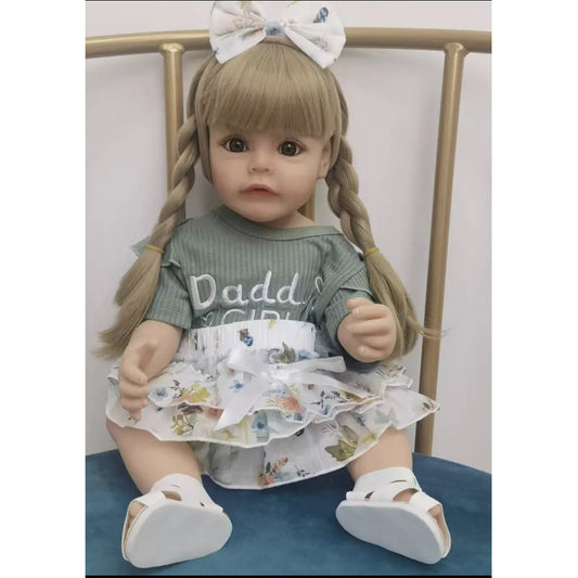 55cm | reborn baby dolls full body silicone lifelike baby dolls | reborn baby dolls | realistic baby dolls| newborn baby dolls | real life baby dolls | rebron baby dolls toddler | lifelike toddler dolls | therapy dolls for adults | anatomically correct baby girl doll | infant baby doll | gift for kids ages 3+ girl | weighted cloth body | birthday gift | collection | girl | boys |  mother | daughter | granddaughter | sleeping |real look real baby dolls that look real looking | reborn toddler dolls | mnmj