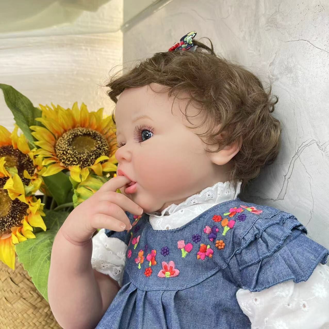 Lifelike reborn baby dolls silicone full body toddler princess girls realistic newborn babies dolls that look real life baby dolls bath toys best birthday gifts for ages 3+ year old girls kids