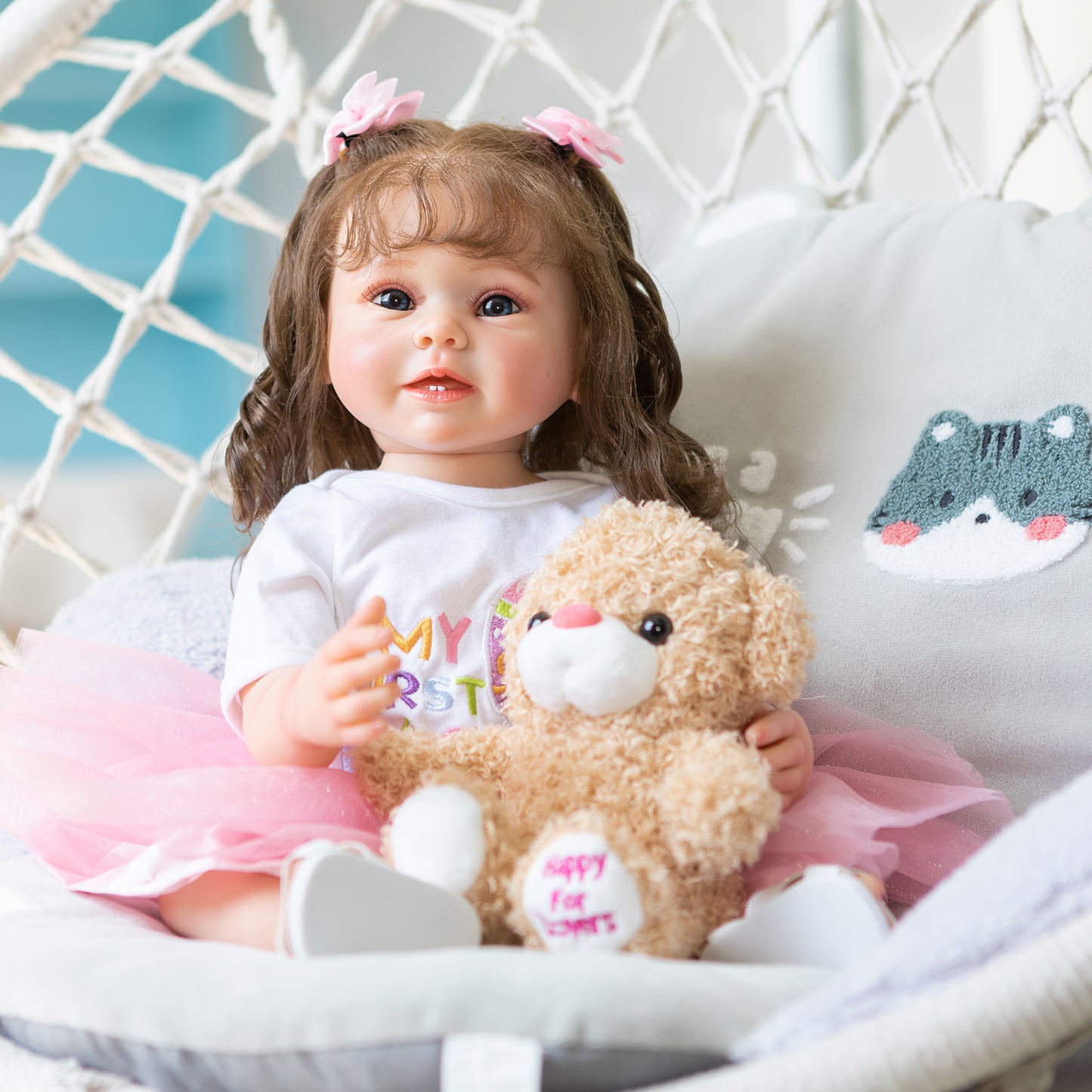 55cm | reborn baby dolls full body silicone lifelike baby dolls | reborn baby dolls | realistic baby dolls| newborn baby dolls | real life baby dolls | rebron baby dolls toddler | lifelike toddler dolls | therapy dolls for adults | anatomically correct baby girl doll | infant baby doll | gift for kids ages 3+ girl | weighted cloth body | birthday gift | collection | girl | boys | mother | daughter | granddaughter | sleeping |real look real baby dolls that look real looking | reborn toddler dolls | mnmj