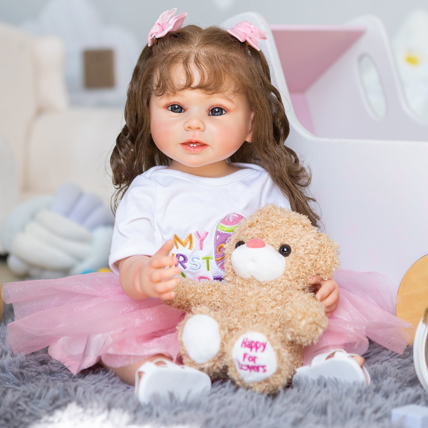 55cm | reborn baby dolls full body silicone lifelike baby dolls | reborn baby dolls | realistic baby dolls| newborn baby dolls | real life baby dolls | rebron baby dolls toddler | lifelike toddler dolls | therapy dolls for adults | anatomically correct baby girl doll | infant baby doll | gift for kids ages 3+ girl | weighted cloth body | birthday gift | collection | girl | boys | mother | daughter | granddaughter | sleeping |real look real baby dolls that look real looking | reborn toddler dolls | mnmj