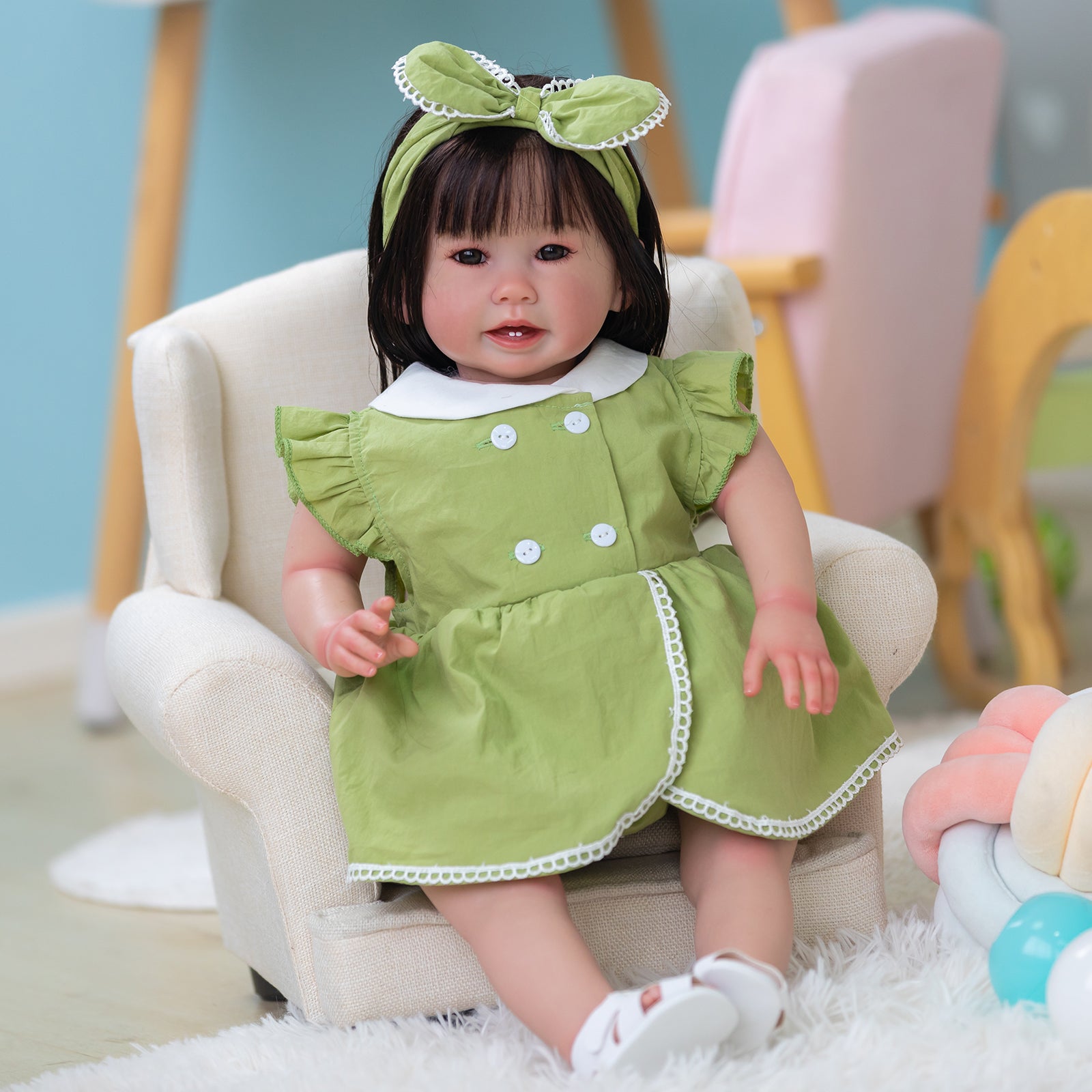 MNMJ Lifelike reborn baby dolls silicone full body & weighted soft cloth body boys girls realistic newborn babeis dolls that look real and feel real life baby dolls toys adorable toddler princess girl birthday gift for ages 3+ year olds kids children