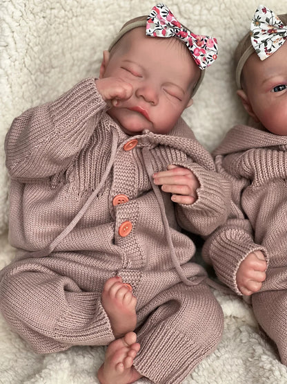 UK Reborn Baby Doll 19 Sleeping Baby Girl or Boy 