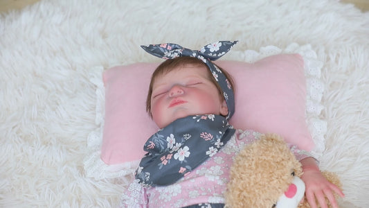 55CM Real Newborn Baby Size Lifelike Sleeping Girls Realistic Reborn Baby Dolls That Look Real Toys Gift For Kids Ages 3+