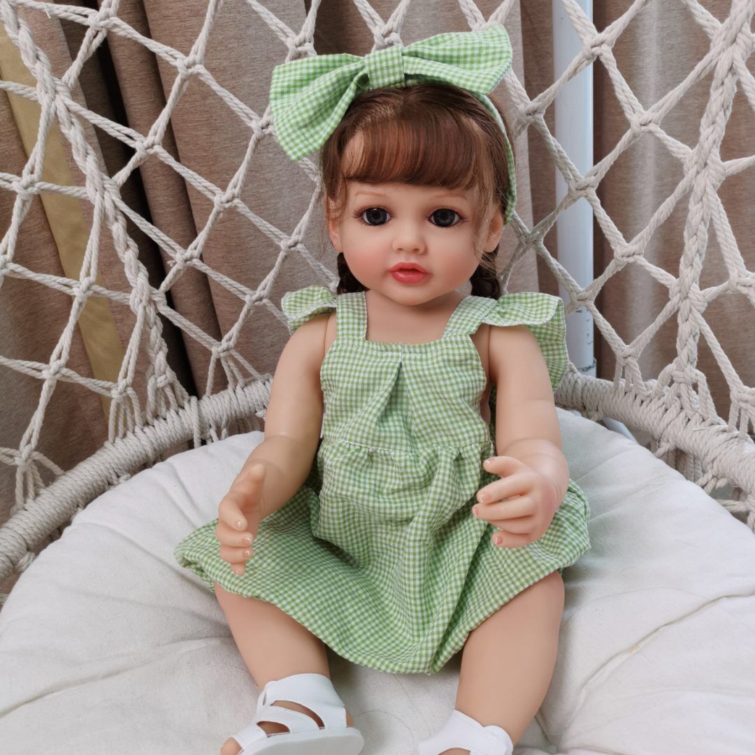 Lifelike reborn baby dolls silicone full body toddler princess girls realistic newborn babies dolls that look real life baby dolls bath toys best birthday gifts for ages 3+ year old girls kids