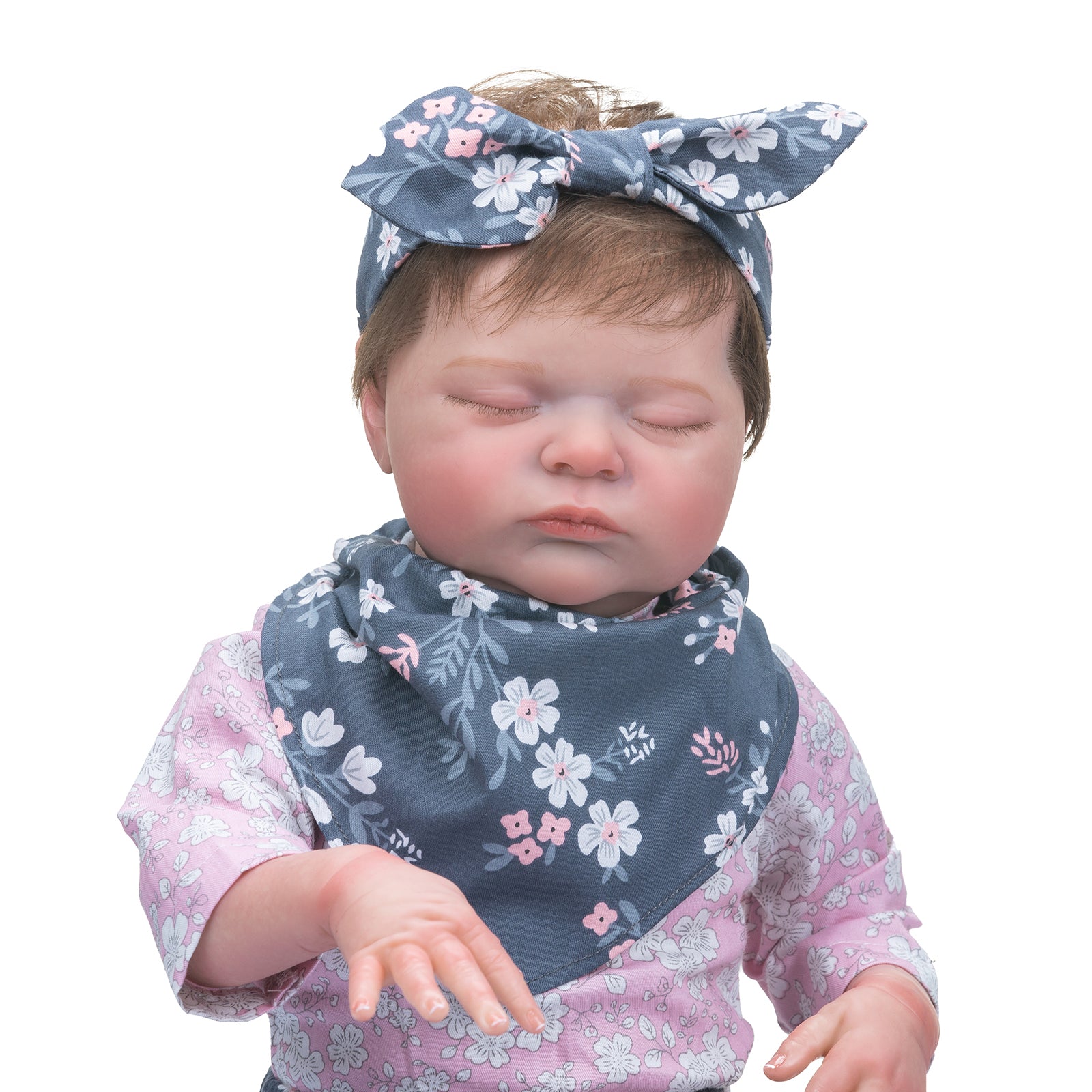 55CM Real Newborn Baby Size Lifelike Sleeping Girls Realistic Reborn Baby Dolls That Look Real Toys Gift For Kids Ages 3+